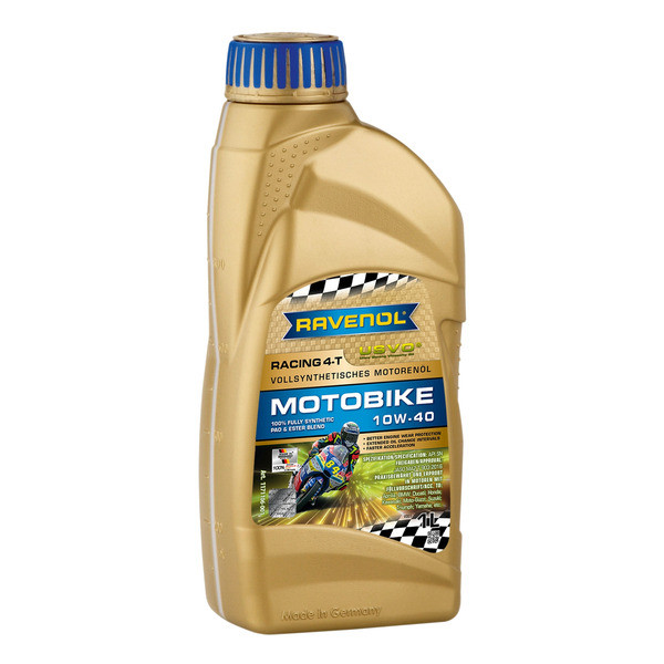

Моторное масло 4-х тактное Ravenol Racing 4-T Motobike 10W-40 1 л
