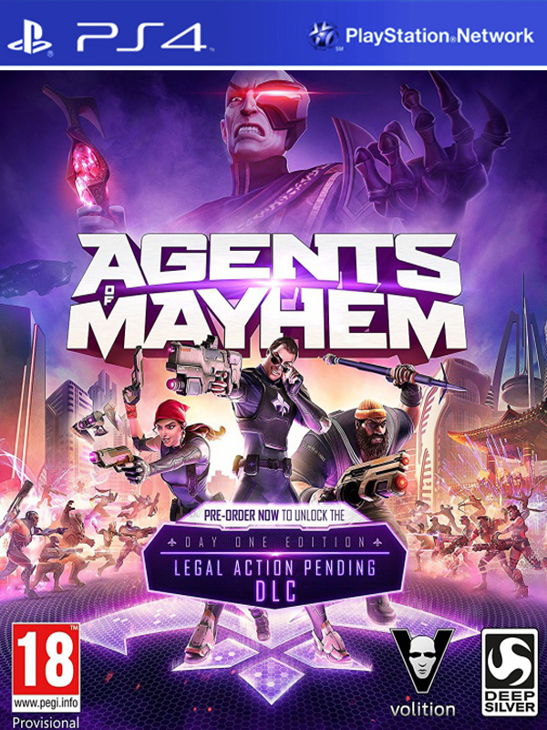 PlayStation Игра Agents of Mayhem (русские субтитры) (PS4)