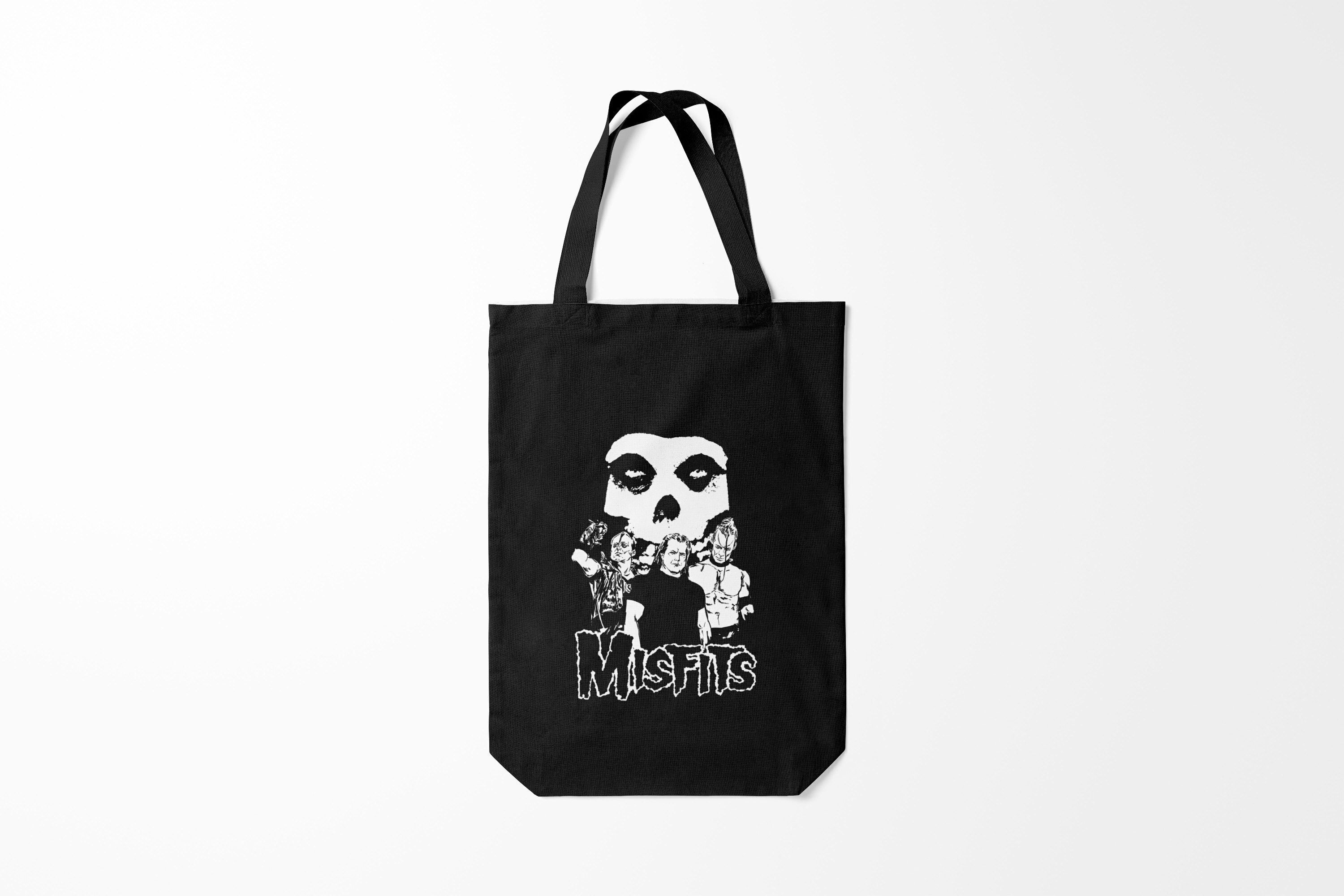 

Сумка шoппер унисекс Burnettie Разный Misfits, черный, Разный Misfits