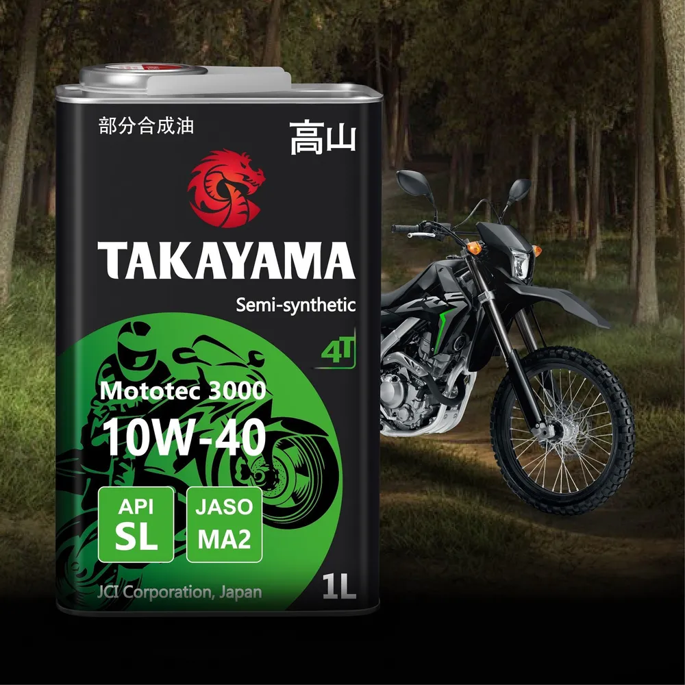 Takayama Mototec 3000 4t Sae 10w-40 Api Sl Jaso Ma-2 1л Металл TAKAYAMA арт. 605571