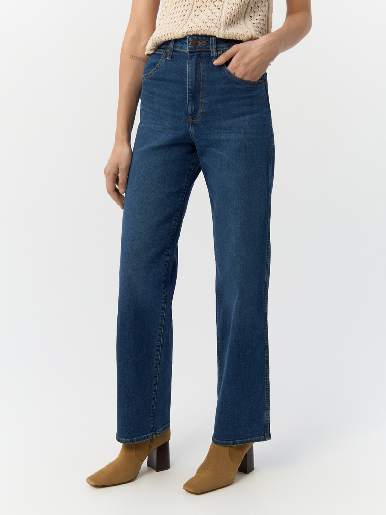

Джинсы женские Wrangler 112339502 синие 31/32, Синий, 112339502