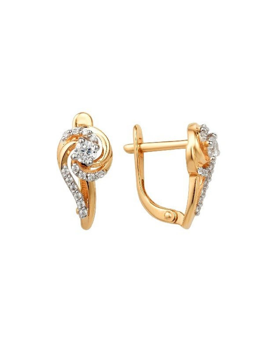 

Серьги из золота TEO MAORI 8002012-5102, фианит, 8002012-5102
