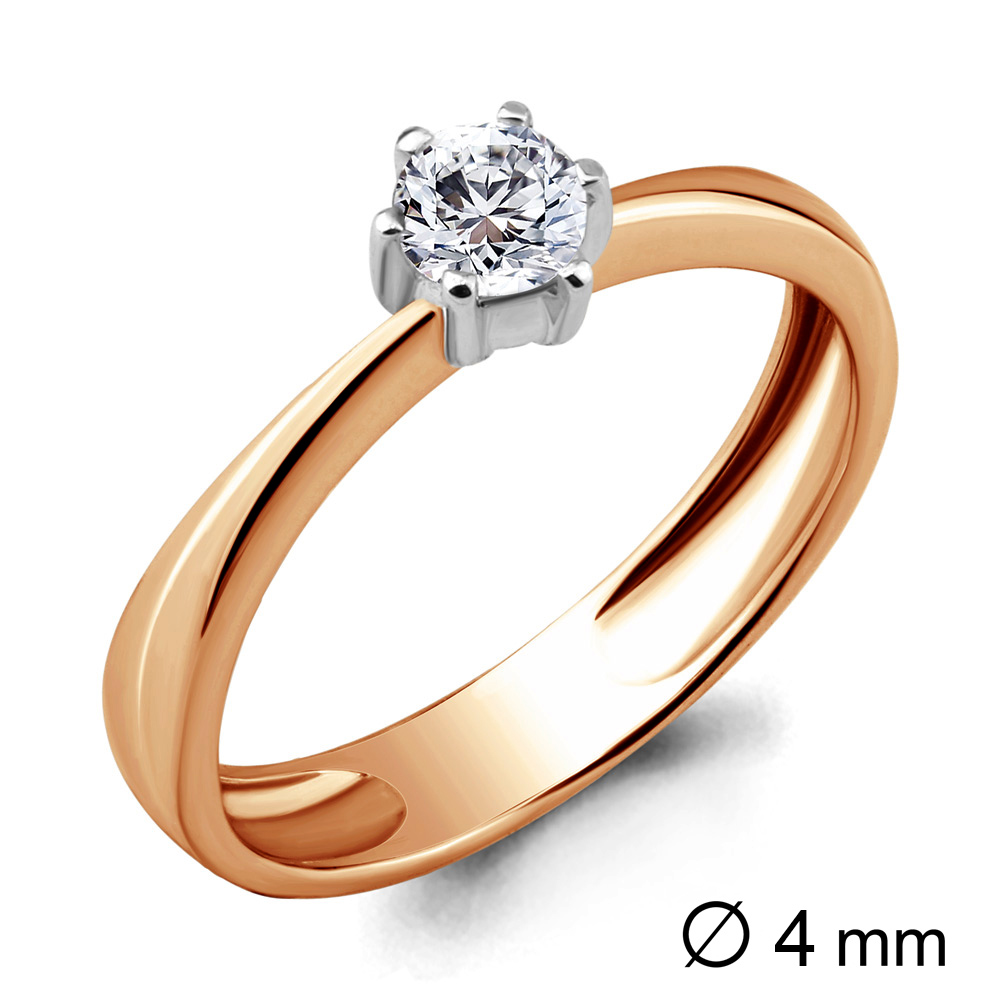 

Кольцо из красного золота с бриллиантом Aquamarine Aquamarine 961287к_585_кз р, 961287к_585_кз