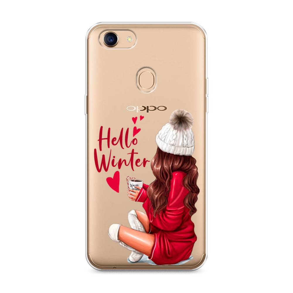 

Чехол для Oppo F5 "Hello winter", Красный;белый;коричневый, 250250-5