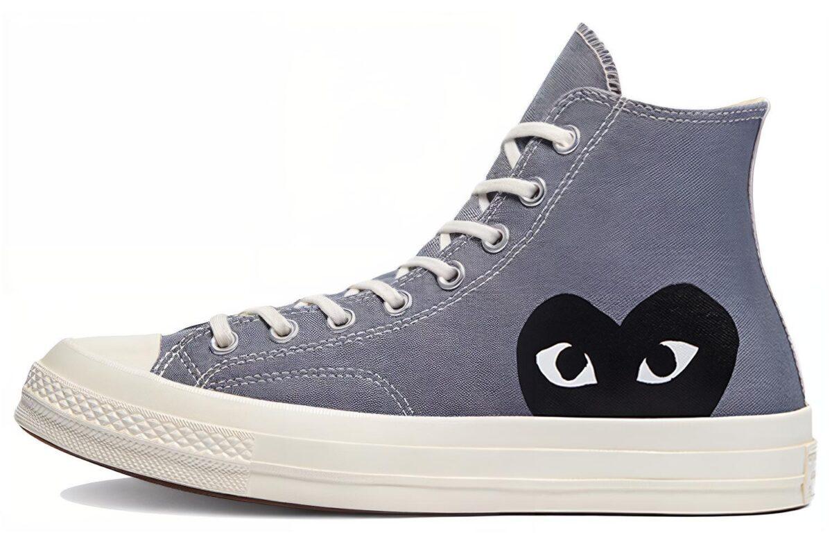 

Кеды унисекс Converse Comme des Garcons Play Chuck Taylor All Star1970s серые 36 EU, Серый, Comme des Garcons Play x Converse Chuck Taylor All Star1970s