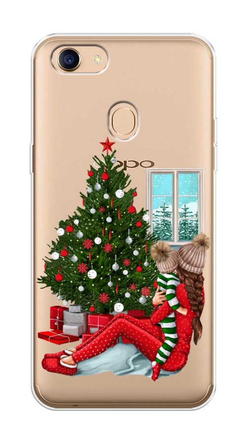 

Чехол на Oppo F5 "Новый год с мамой", Красный;зеленый;голубой, 250250-6
