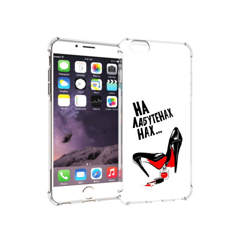 

Чехол MyPads Tocco для Apple iPhone 6 Plus на лабутенах, Прозрачный, Tocco