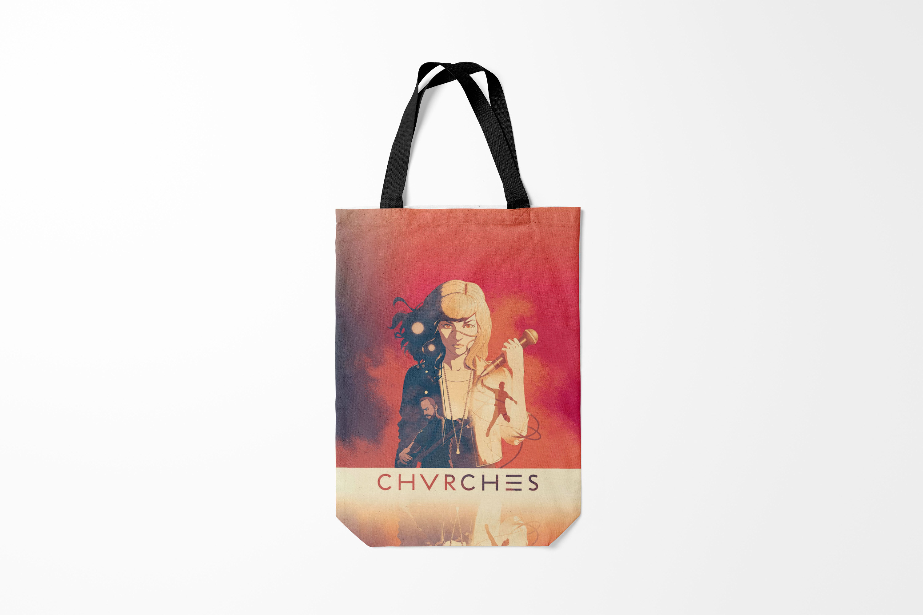 

Сумка шoппер унисекс Burnettie Разный Chvrches, красный, Разный Chvrches