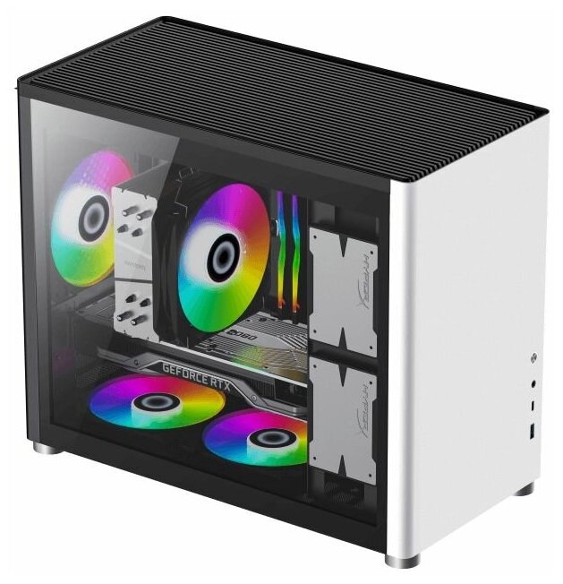 

Корпус компьютерный GAMEMAX отсутствует белый (Spark White)