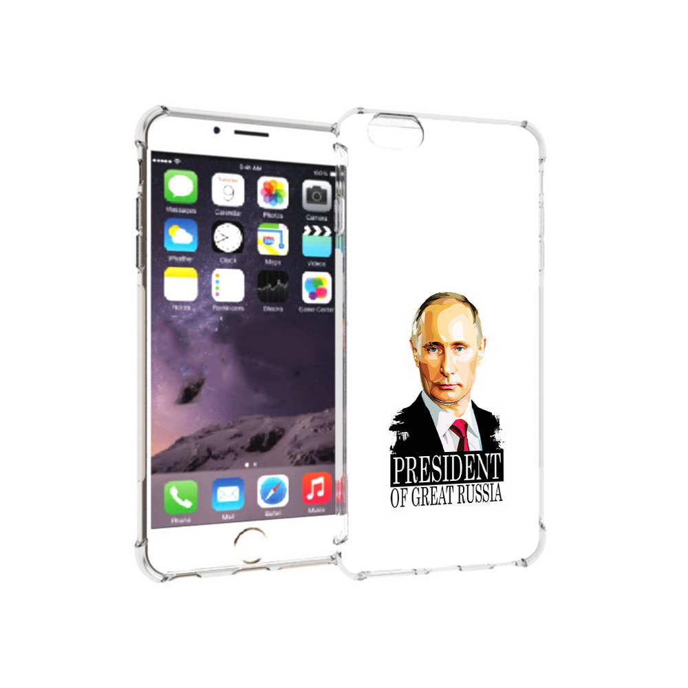 

Чехол MyPads Tocco для Apple iPhone 6 Plus Володька, Прозрачный, Tocco