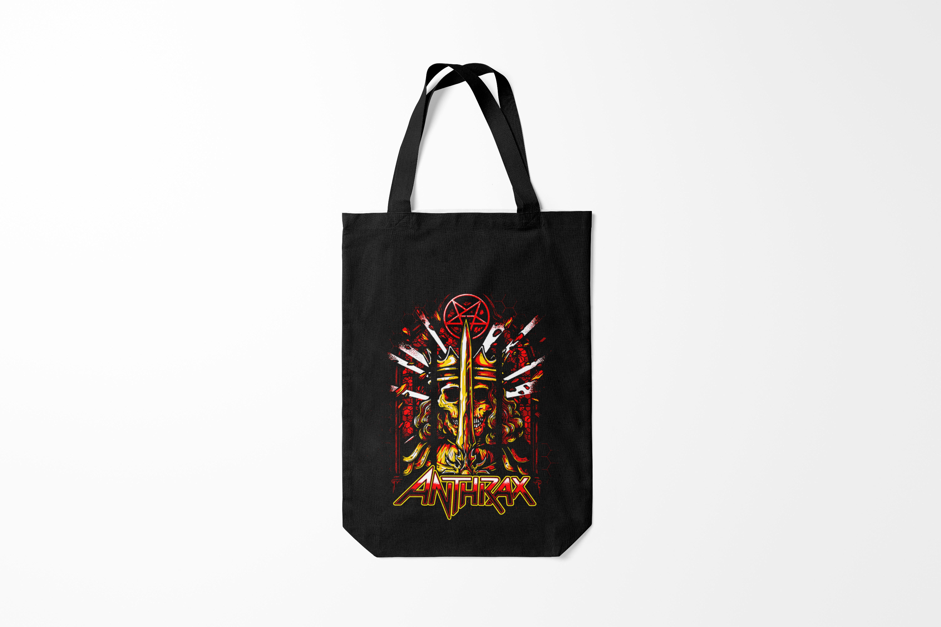

Сумка шoппер унисекс Burnettie Разный Anthrax For All Kings, черный, Разный Anthrax For All Kings
