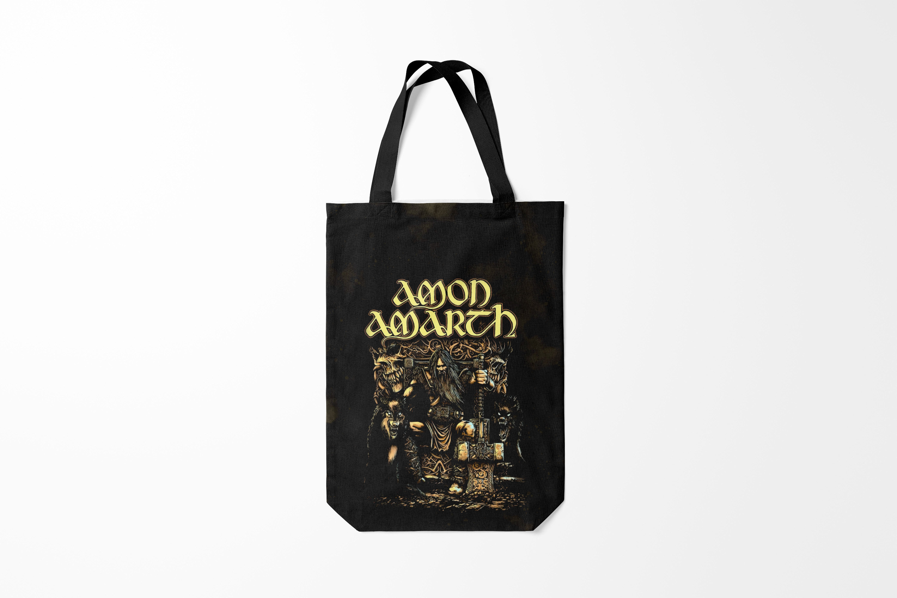 

Сумка шoппер унисекс Burnettie Разный Amon Amarth, черный, Разный Amon Amarth