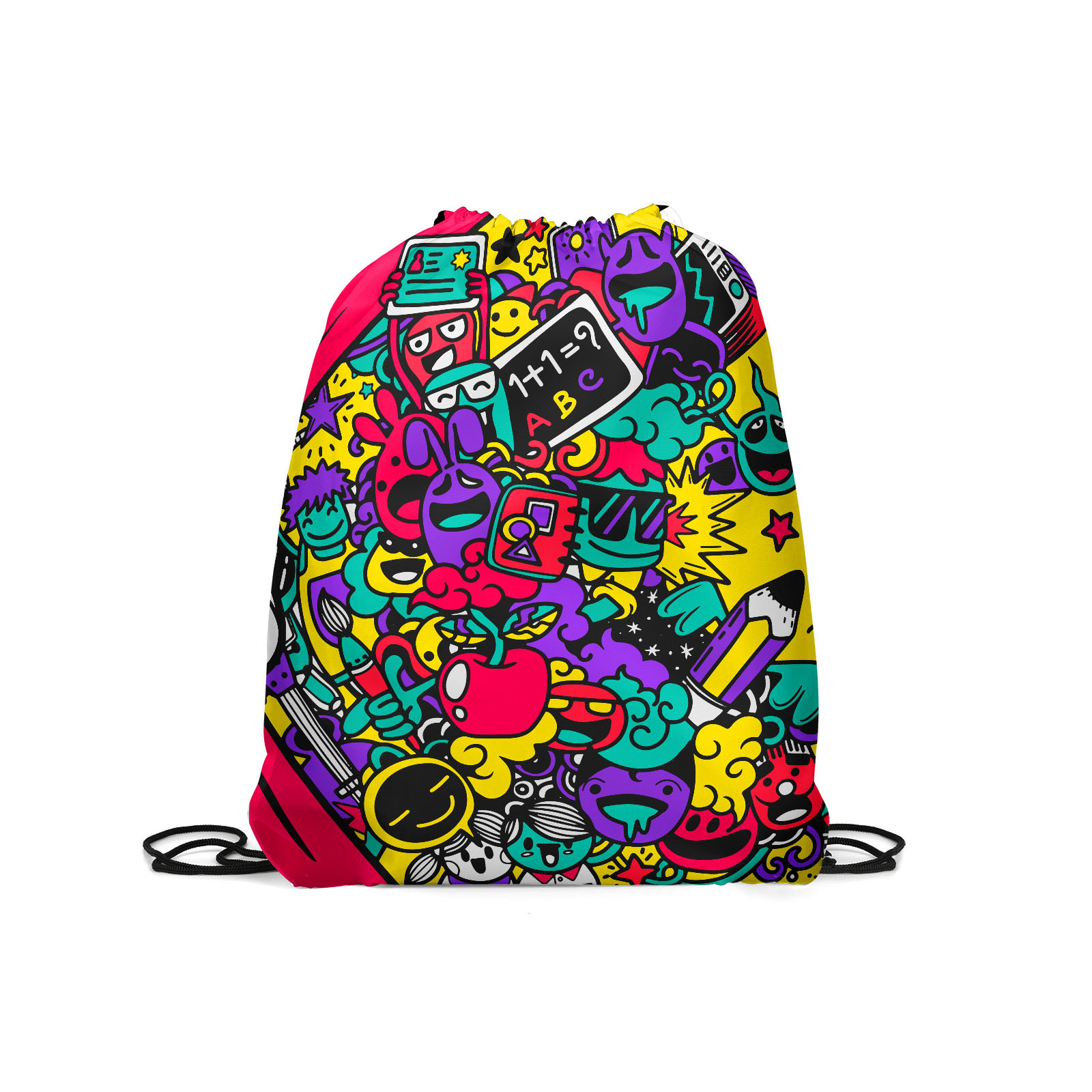 

Мешок для обуви унисекс Gorolla DrawstringBackpack 161 разноцветный, 42х35 см, DrawstringBackpack 161
