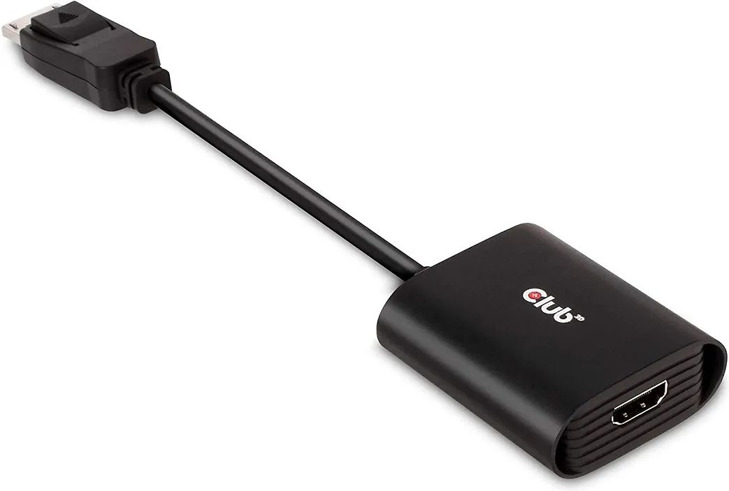 

Переходник Club 3D DisplayPort - HDMI (CAC-1085), Черный, CAC-1085