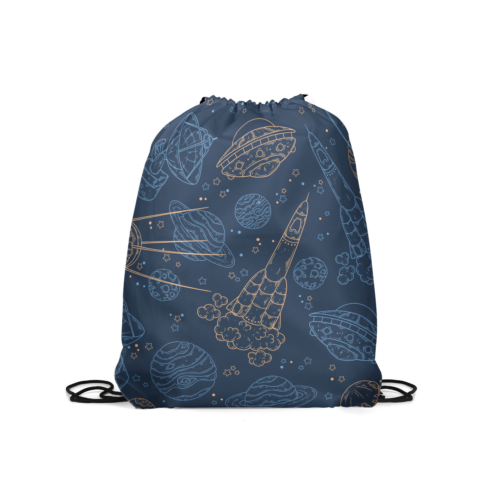 

Мешок для обуви унисекс Gorolla DrawstringBackpack 646 темно-синий, 42х35 см, DrawstringBackpack 646