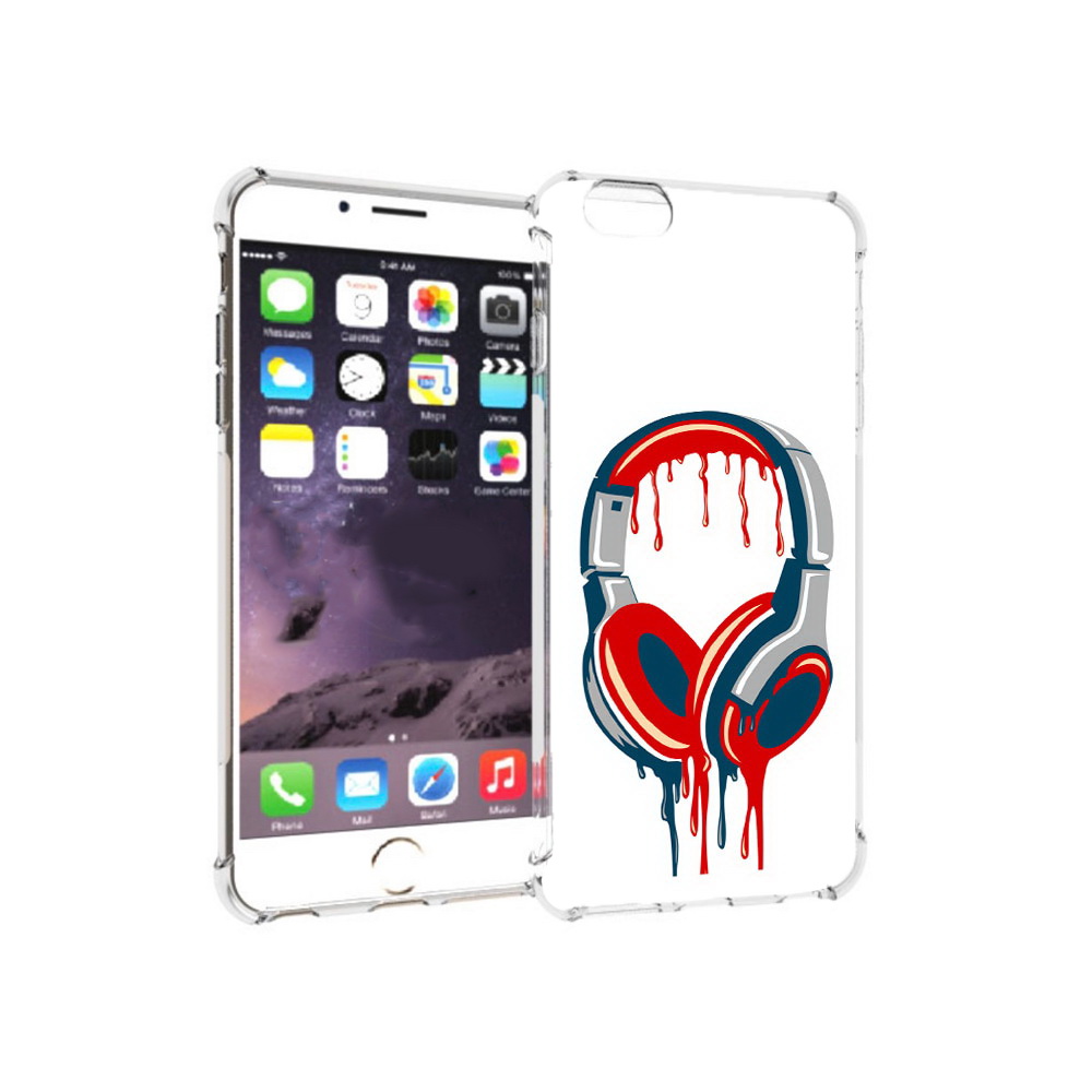 

Чехол MyPads Tocco для Apple iPhone 6 Plus не делай громко, Прозрачный, Tocco