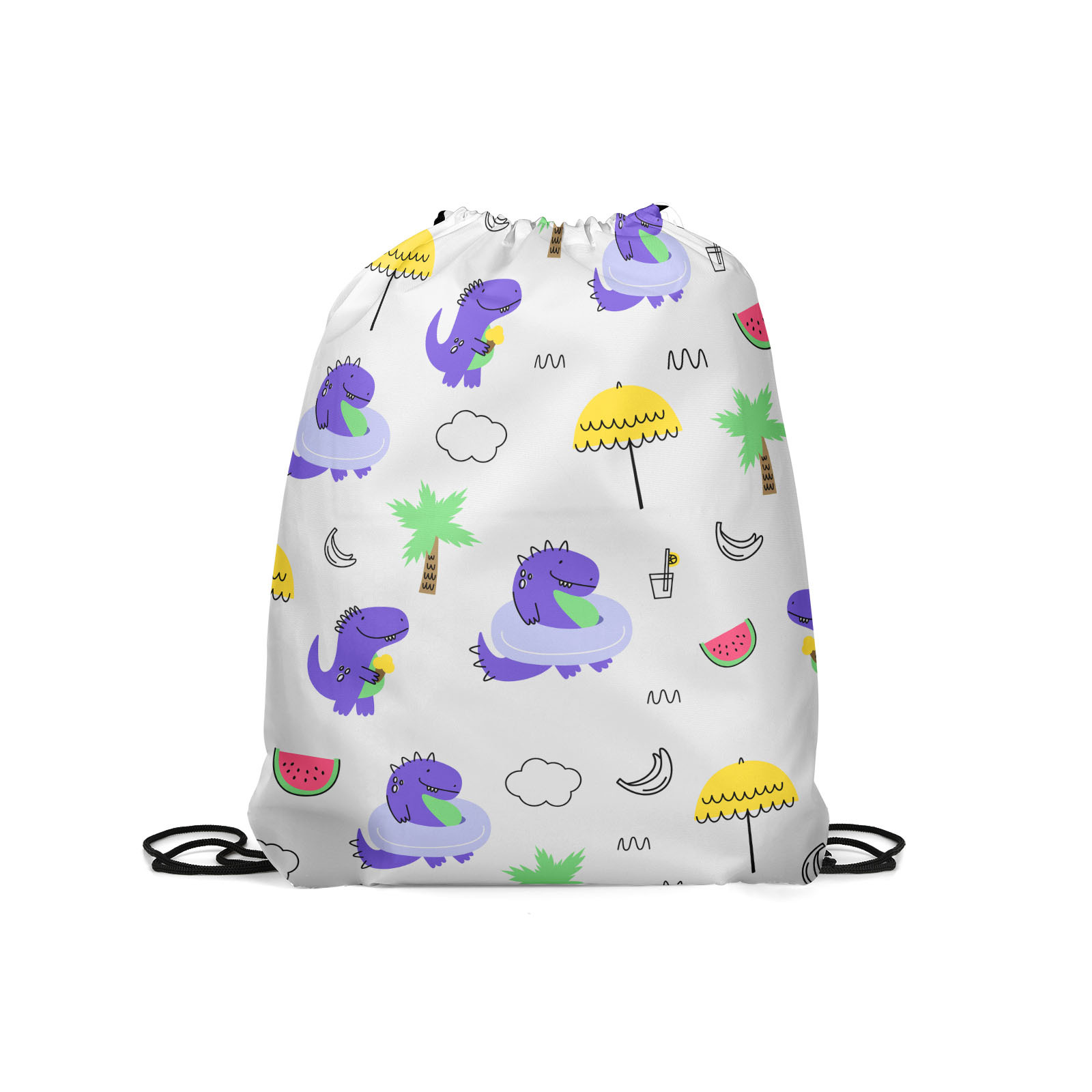 

Мешок для обуви унисекс Gorolla DrawstringBackpack 511 белый, 42х35 см, DrawstringBackpack 511