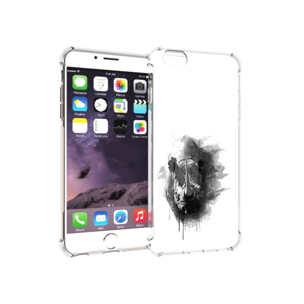 

Чехол MyPads Tocco для Apple iPhone 6 Plus носорог, Прозрачный, Tocco
