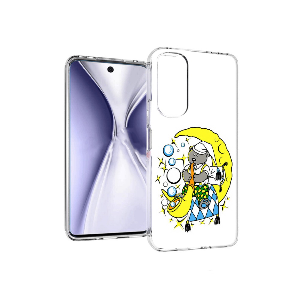 Чехол MyPads Tocco для Huawei Honor X20 Сырная луна