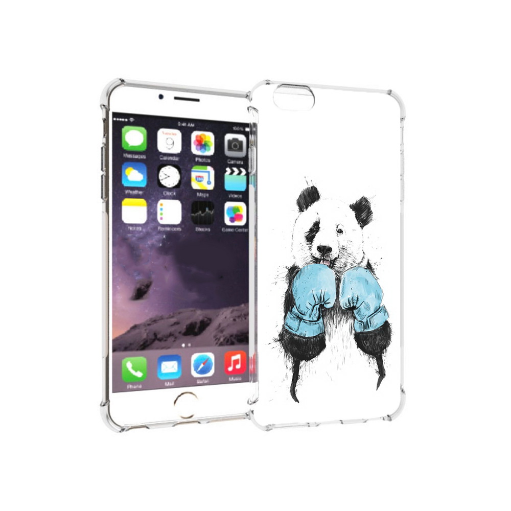 

Чехол MyPads Tocco для Apple iPhone 6 Plus панда боксер, Прозрачный, Tocco