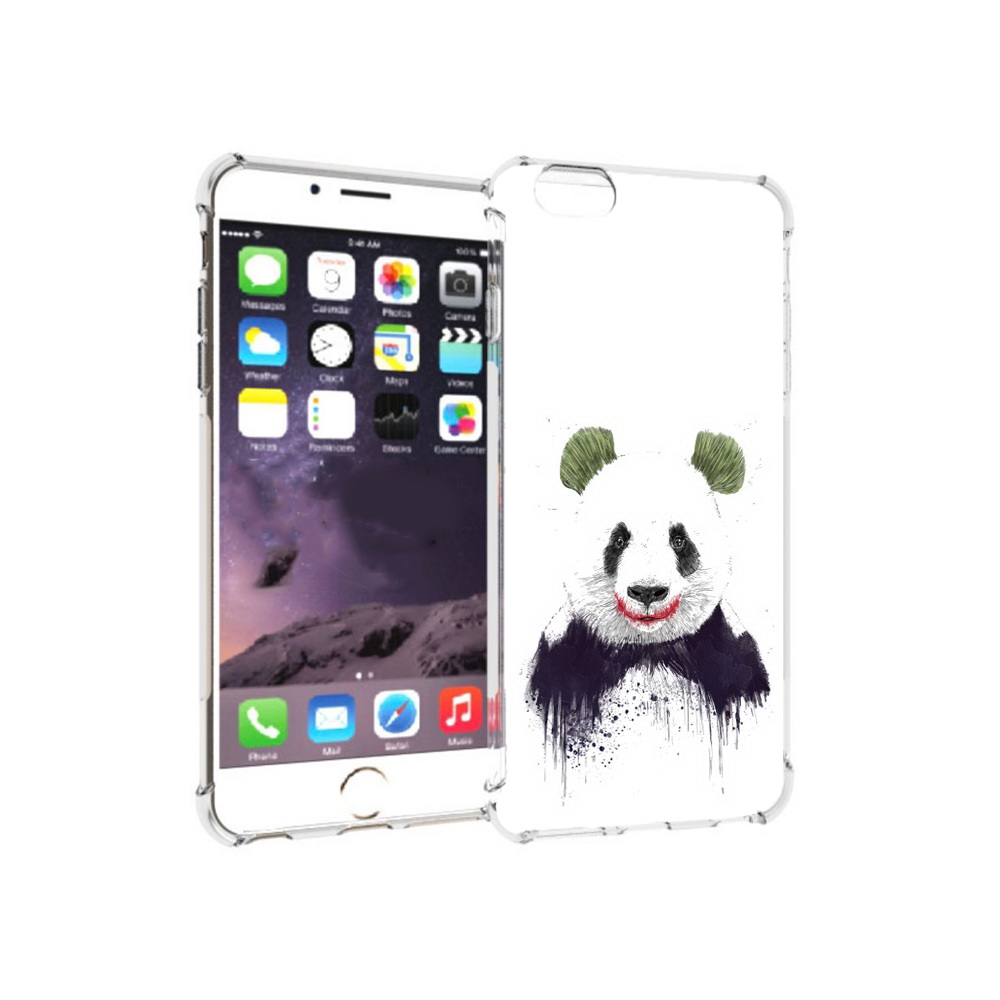 

Чехол MyPads Tocco для Apple iPhone 6 Plus панда джокер, Прозрачный, Tocco