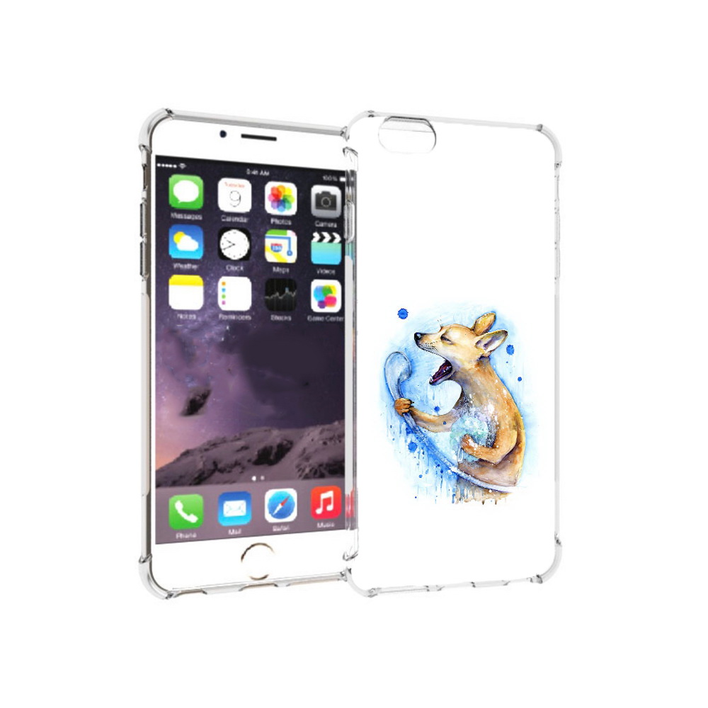 

Чехол MyPads Tocco для Apple iPhone 6 Plus пение в душе, Прозрачный, Tocco
