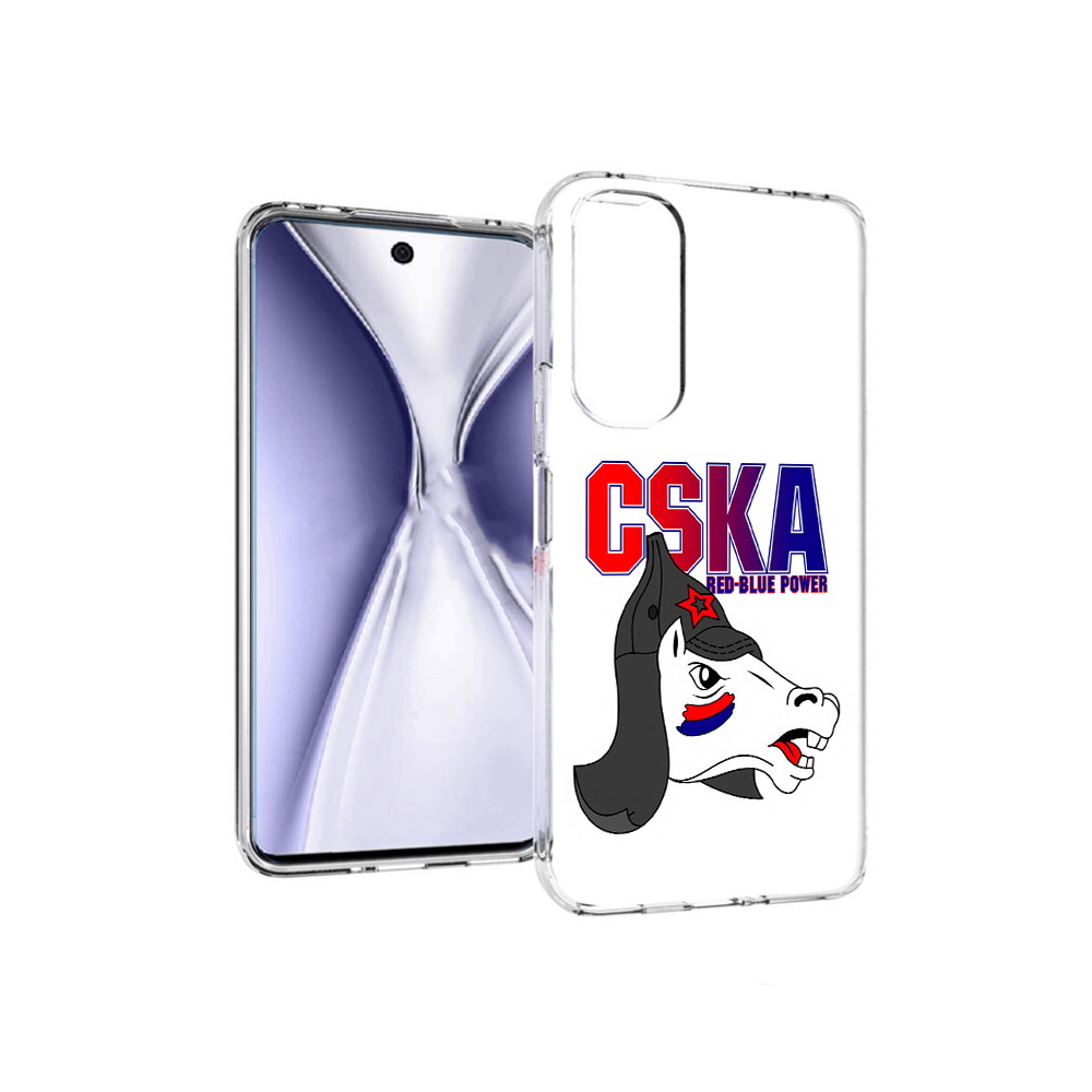 

Чехол MyPads Tocco для Huawei Honor X20 ФК ЦСК лошадка россия, Прозрачный, Tocco