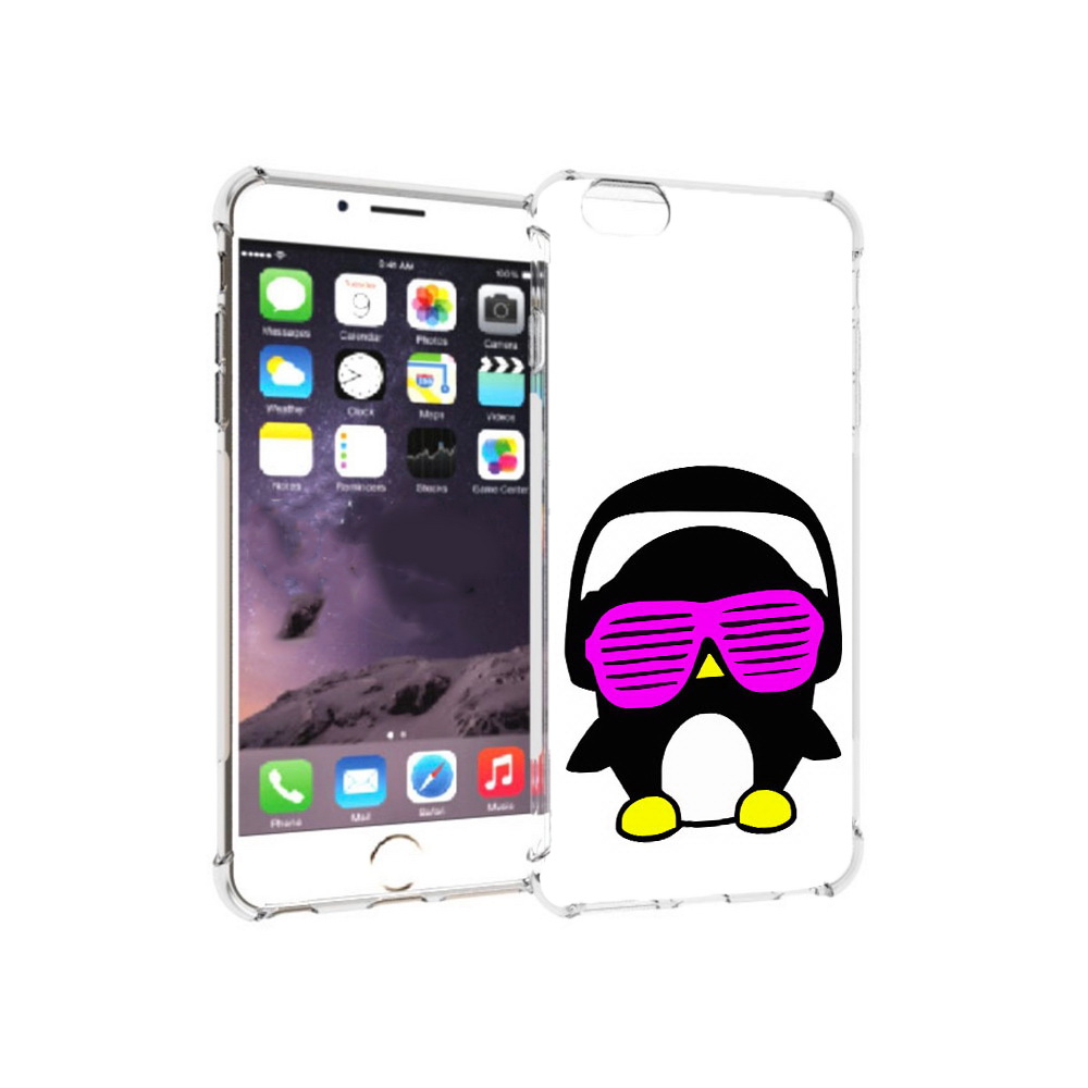

Чехол MyPads Tocco для Apple iPhone 6 Plus пингвин, Прозрачный, Tocco