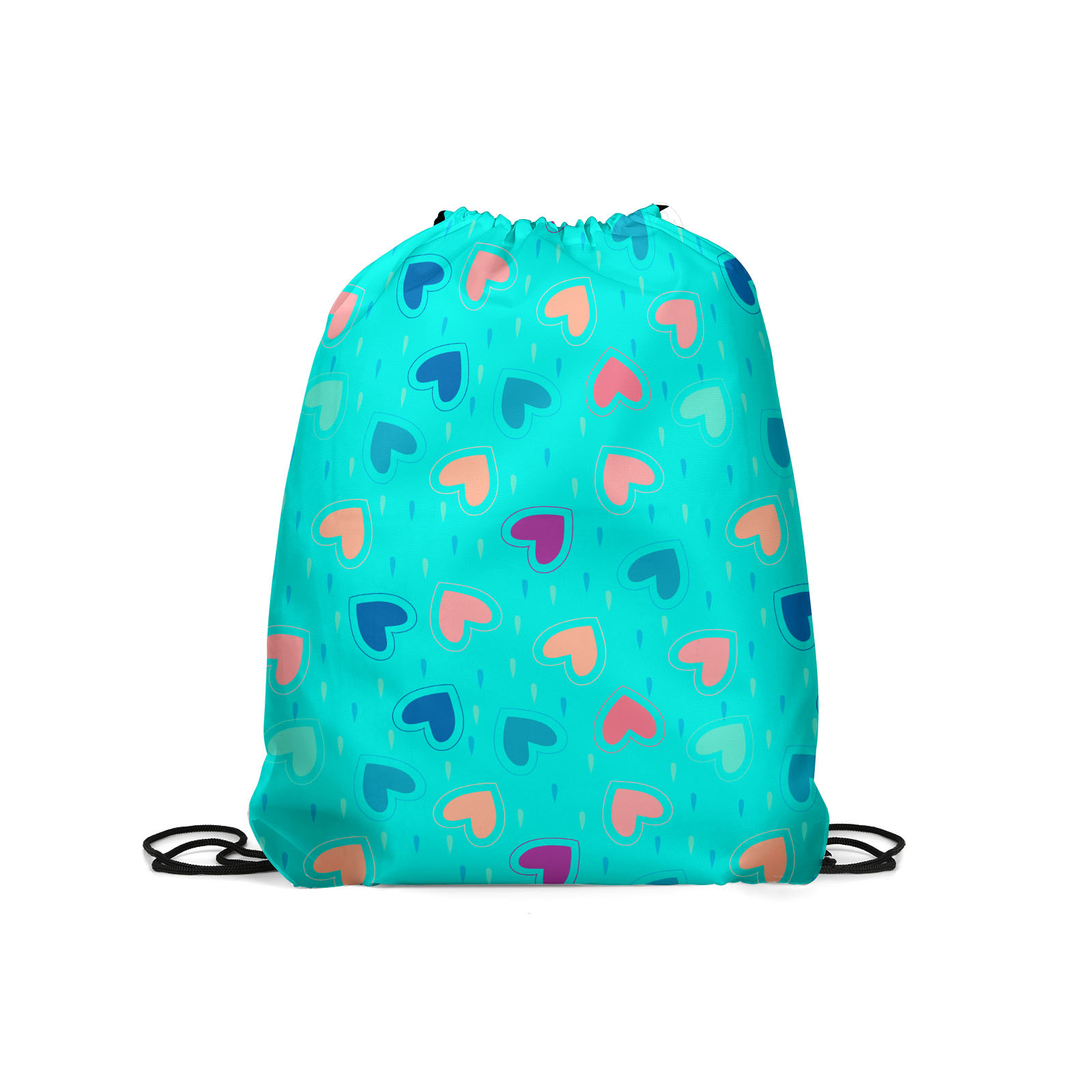 

Мешок для обуви унисекс Gorolla DrawstringBackpack 2214 бирюзовый, 42х35 см, DrawstringBackpack 2214
