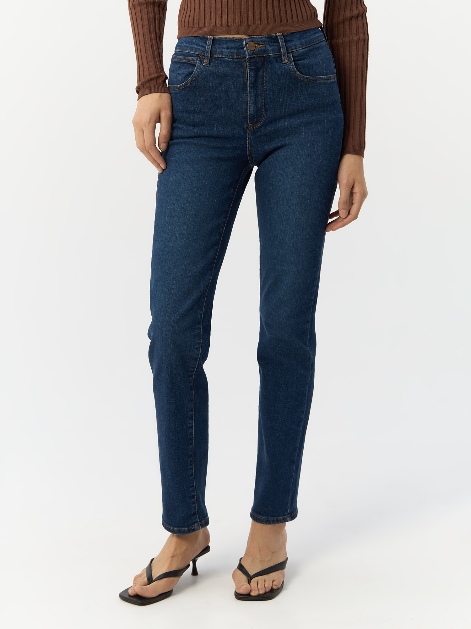 

Джинсы женские Wrangler 112339496 синие 29/30, Синий, 112339496