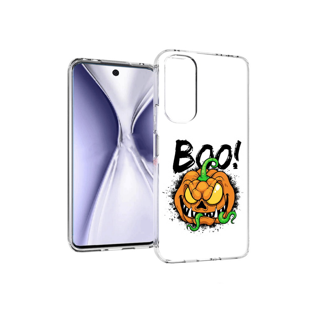 

Чехол MyPads Tocco для Huawei Honor X20 Хэллоуин бу, Прозрачный, Tocco
