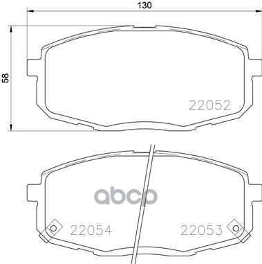 

Тормозные колодки brembo передние дисковые для Kia Cerato 2008- p30077