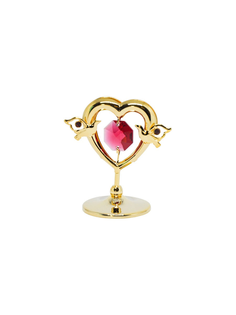 

Фигурка Сердце CRYSTOCRAFT 171-001-GRE золотистый, 171-001-GRE