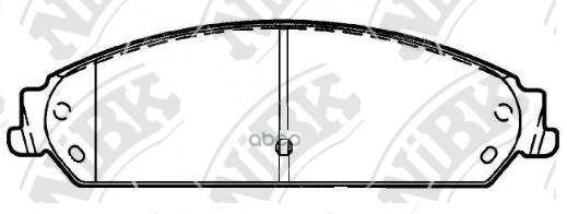 

Тормозные колодки NiBK передние дисковые pn0421