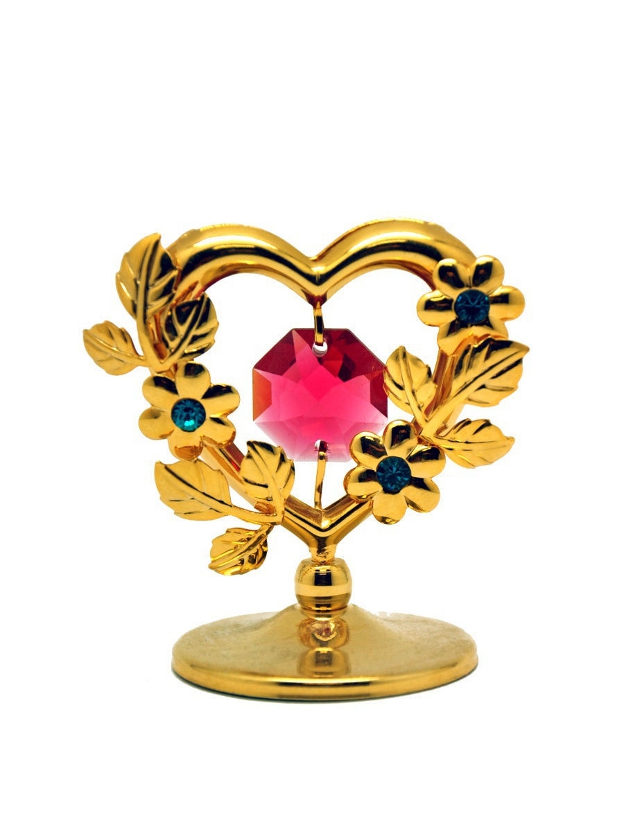 

Фигурка Сердце CRYSTOCRAFT 379-001-GRE золотистый, 379-001-GRE