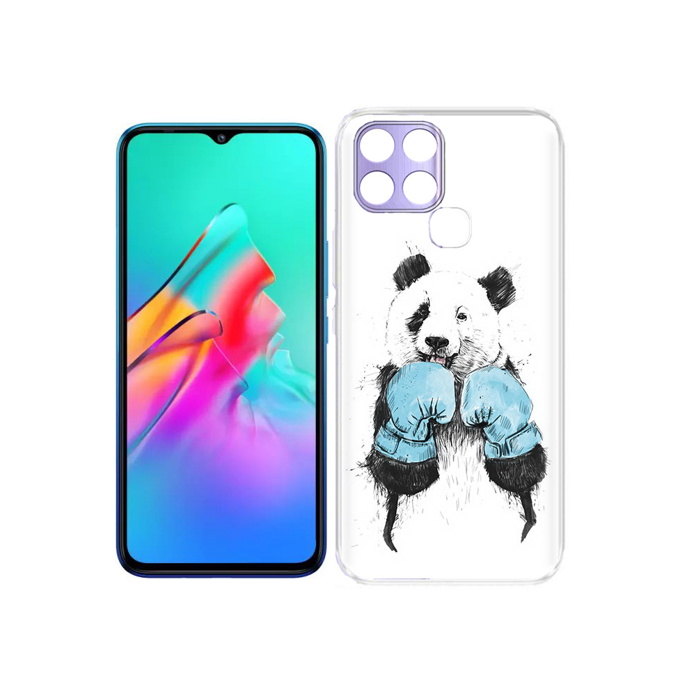 

Чехол MyPads Tocco для Infinix Smart 6 панда боксер, Прозрачный, Tocco