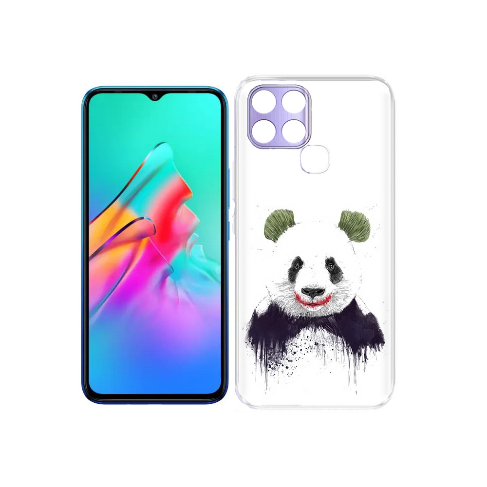 

Чехол MyPads Tocco для Infinix Smart 6 панда джокер, Прозрачный, Tocco