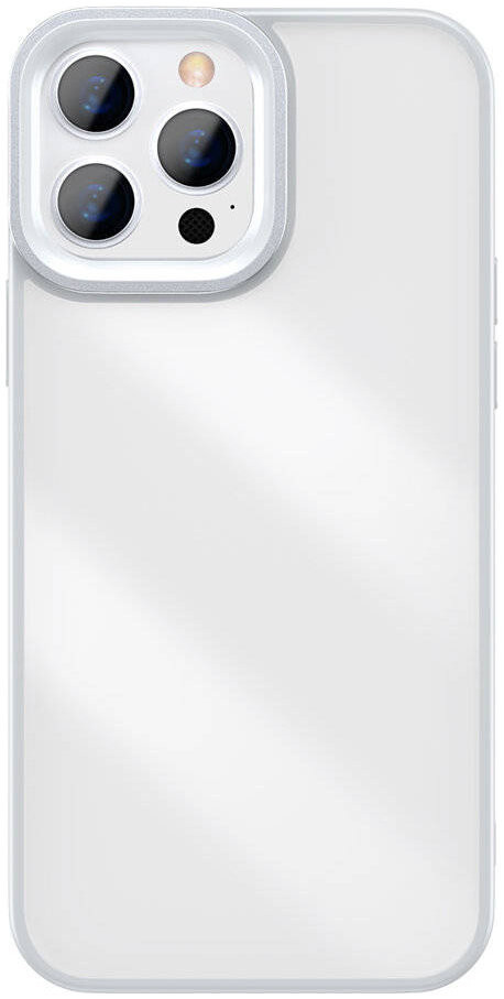 фото Чехол baseus crystal case pc/tpu для iphone 13 pro max, французский серый (arjt000513)