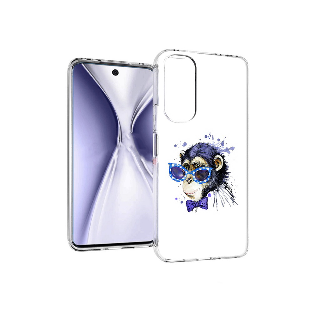 

Чехол MyPads Tocco для Huawei Honor X20 акварельная обезьяна, Прозрачный, Tocco