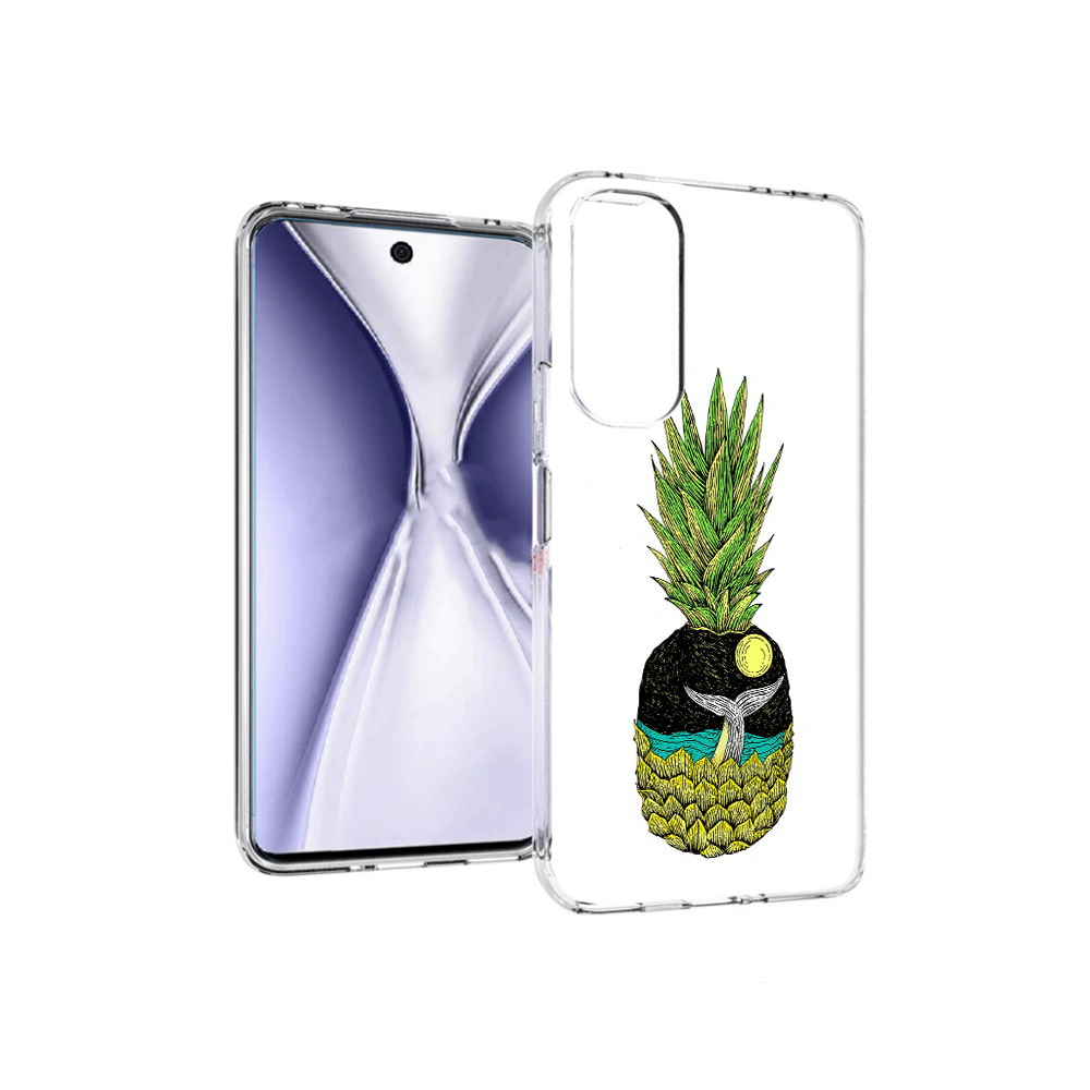 

Чехол MyPads Tocco для Huawei Honor X20 ананас с китом, Прозрачный, Tocco