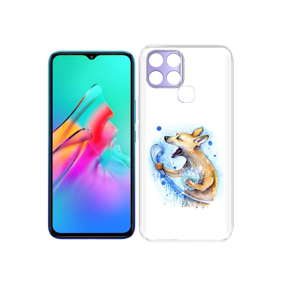 

Чехол MyPads Tocco для Infinix Smart 6 пение в душе, Прозрачный, Tocco