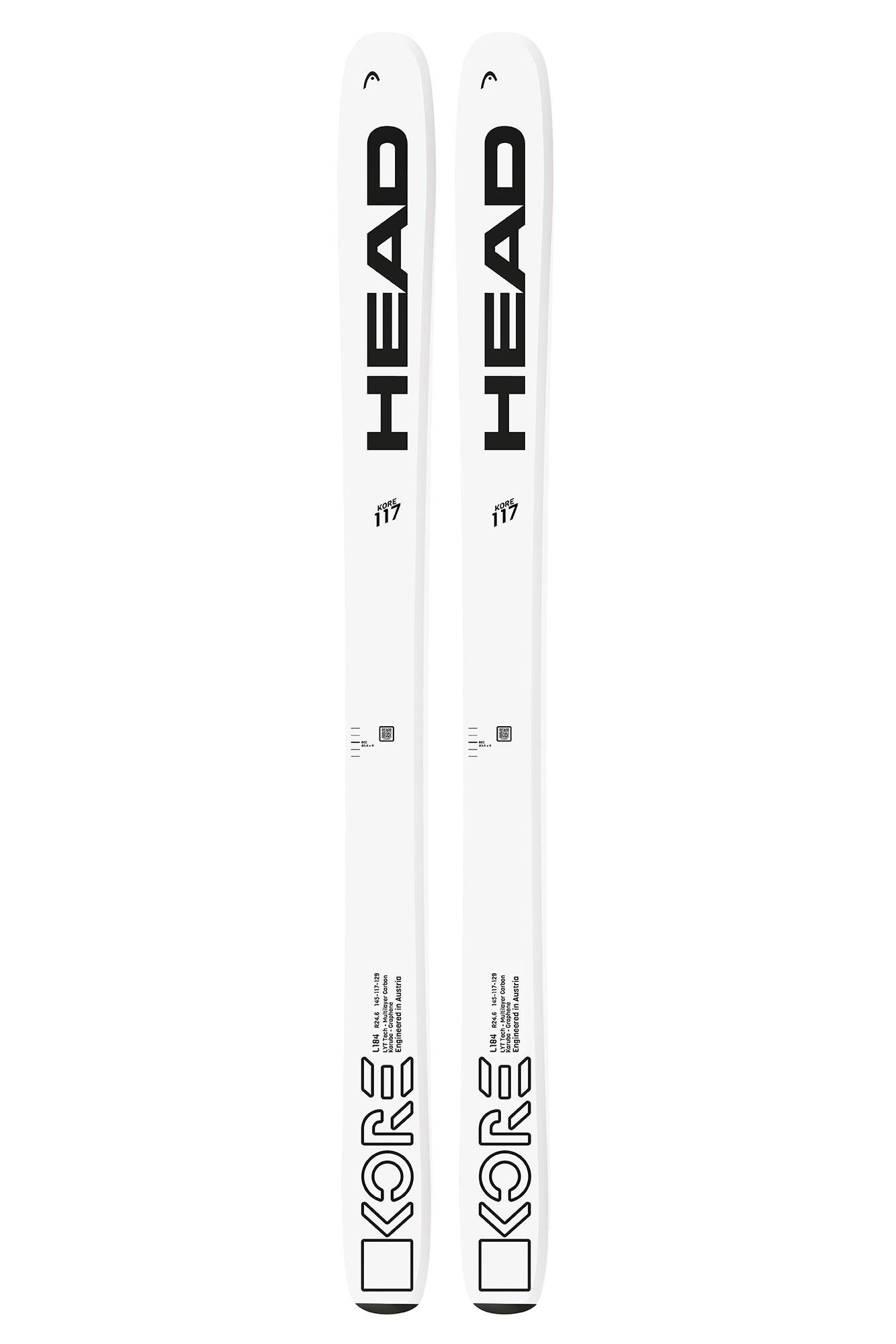 Горные Лыжи Head Kore 117 White/Black (См:177) 2024-25