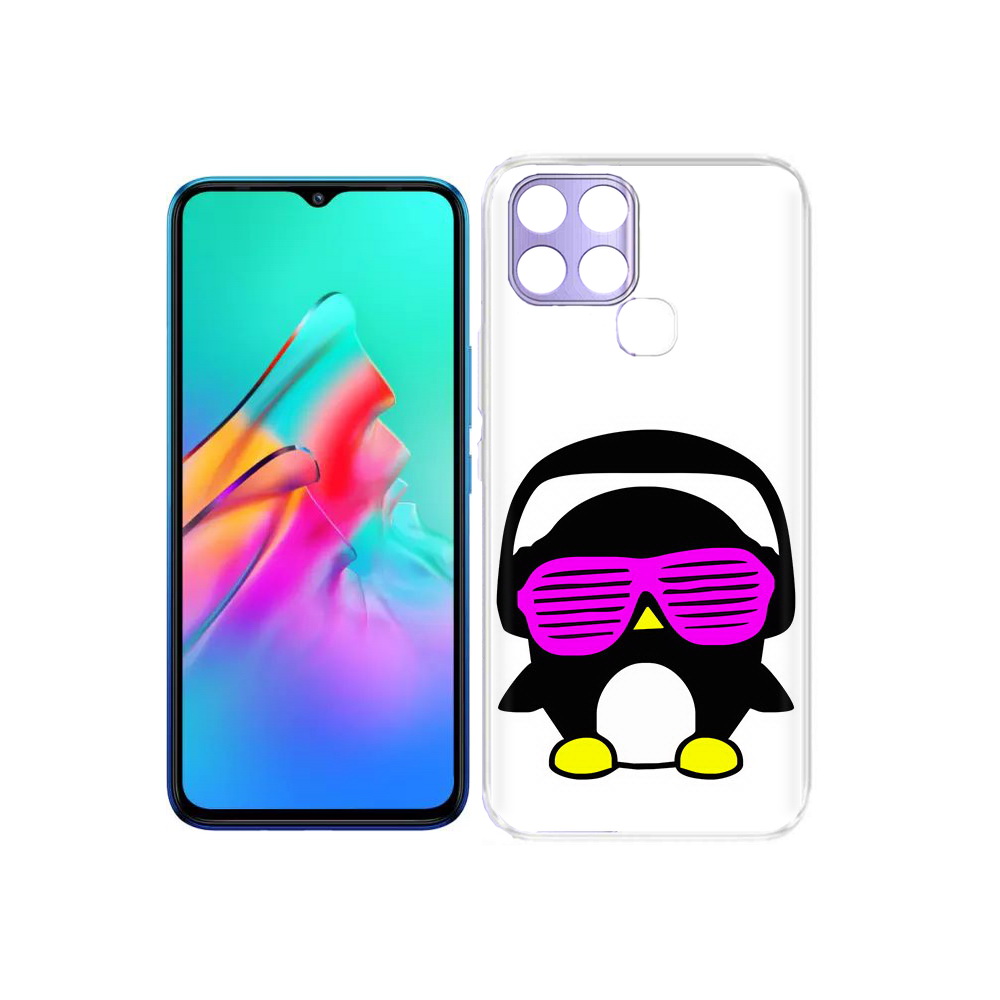 

Чехол MyPads Tocco для Infinix Smart 6 пингвин, Прозрачный, Tocco