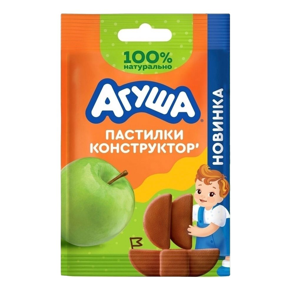 

Фруктовые пастилки Агуша, яблоко, с 12 месяцев, 12 г