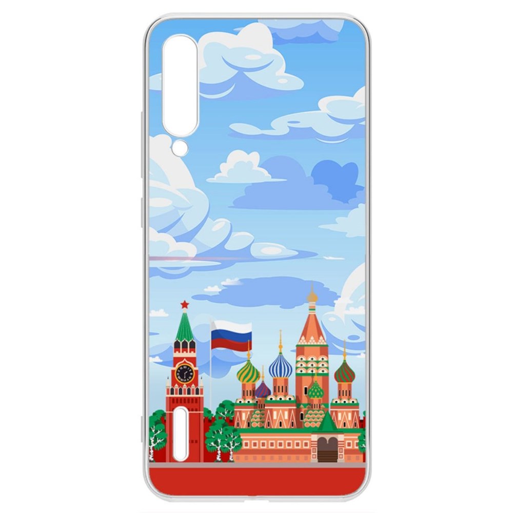 

Чехол-накладка Krutoff Clear Case Красная Площадь для Xiaomi Mi 9 Lite