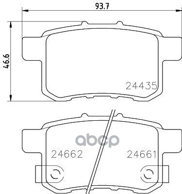 

Тормозные колодки NISSHINBO задние np8009