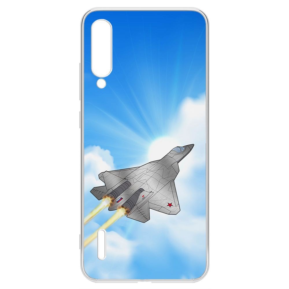 

Чехол-накладка Krutoff Clear Case СУ-57 для Xiaomi Mi 9 Lite