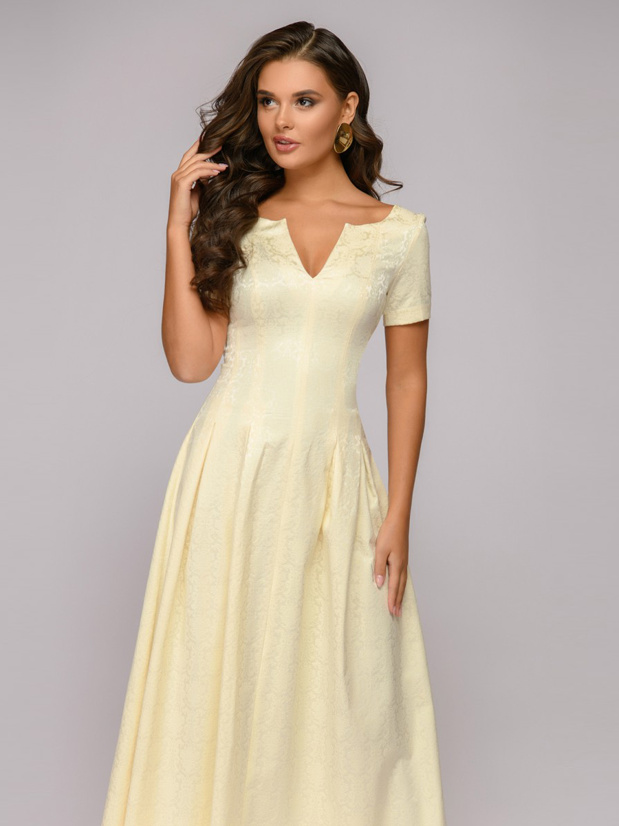 

Платье женское 1001dress DM00383 бежевое 42, DM00383
