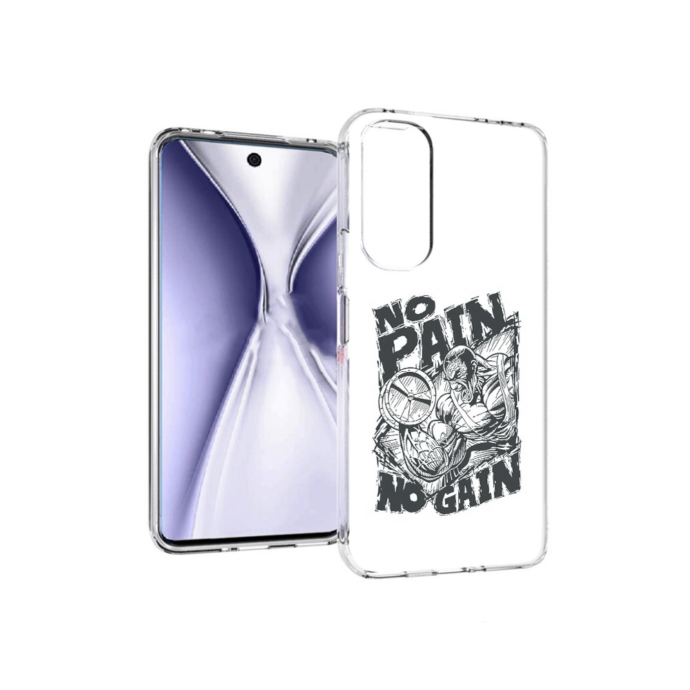 

Чехол MyPads Tocco для Huawei Honor X20 бодибилдинг тяжелая работа, Прозрачный, Tocco