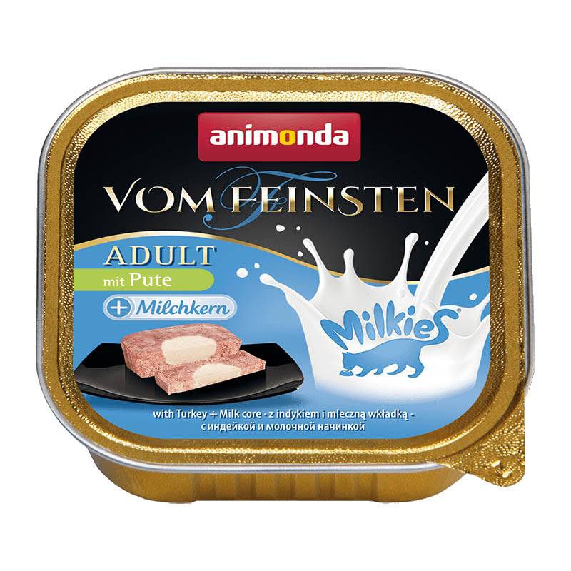 Консервы для кошек ANIMONDA Vom Feinsten Adult курица с молоком, 100г